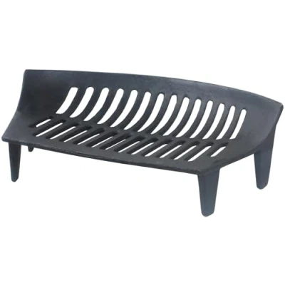 Image of 18&quot; Heavy Duty Cast Iron Coal Fire Grate Basket (40 x 26cm)