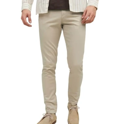 Image of JACK &amp; JONES Men&#039;s Jpstmarco Jjbowie Noos T Shirt, Oxford Tan, 31 W/36 L