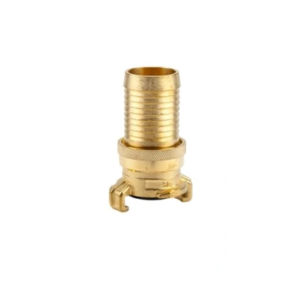 Image of Gardena Brass Suction and High Pressure Coupling for 32 mm (1 1/4 Inch) Tubing: Hoses Lines, up to 40 Bar, Solution Safe (7122 20)