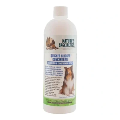 Image of Nature&#039;s Specialties Quicker Slicker Concentrate Pet Conditioner, 8 Ounce