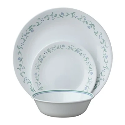 Image of Corelle Livingware 16 Piece Dinnerware Set, Country Cottage, Service for 4