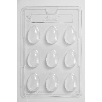 Image of Small Cracked Egg Chocolate Mould 9 Cavity