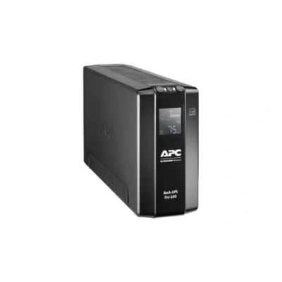 Image of APC by Schneider Electric Back UPS Pro BR650MI 650VA (6 IEC Outlets, LCD Interface, 1GB Dataline Protection)
