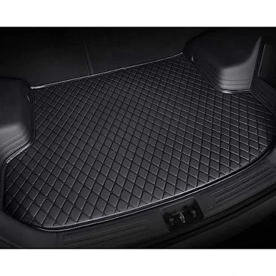 Image of Auto Cargo Liners Leather Trunk Mat for Mazda CX5 CX 5 2013 2016 Car Boot Liner Waterproof Anti Scratch Storage Protector Pad,All black