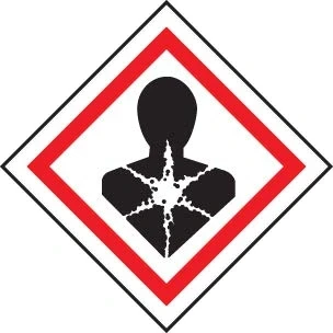 Image of Hazard Signs Health GHS label Self Adhesive Vinyl
