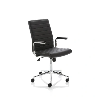 Image of Ezra EO01 Executive Leather Chair Black