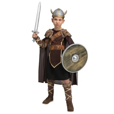 Image of Wicked Costumes Kids Viking Warrior Sword &amp; Shield Fancy Dress Accessory Set