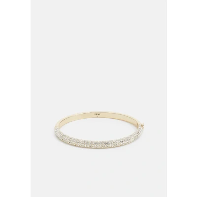 Image of DKNY Micropave Bangle Bracelet goldcoloured, Women&#039;s, Size: One Size, Gold coloured