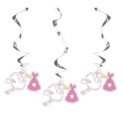 Image of It&#039;s a Girl 3 Decorative Pegs * for Pinkel Celebration The Birth of