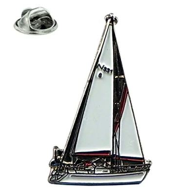 Image of GTR Prestige Giftware Sailing Yacht Ship Boat Metal Enamelled Pin Badge Lapel XJKB2 28
