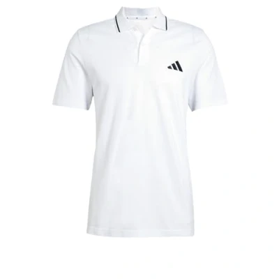 Image of adidas Sportswear Essentials Stripes Polo shirt White black, Men&#039;s, Size: XXL, black