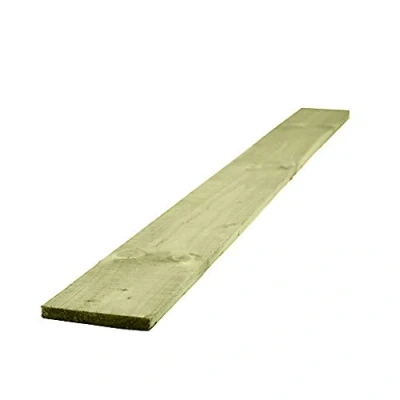 Image of Wooden Gravel Board UC3 Tanalised Treated Timber 150mm x 22mm 0.9m Pack of 10