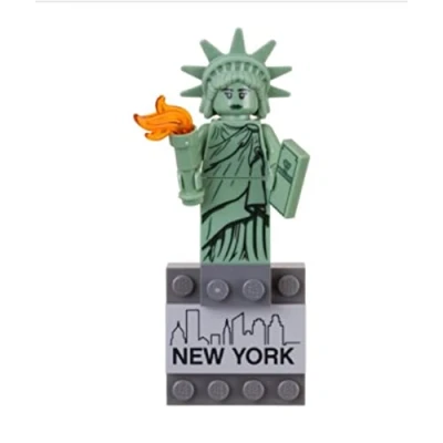Image of Lego New York Store Statue of Liberty Minifigure Magnet 853600