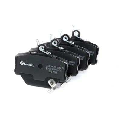 Image of 0004200505, 4514210010, A0004200505, A4514210010 Brake pad set BREMBO P 50 038 SMART: Cabrio, Fortwo I Convertible, Roadster Convertible