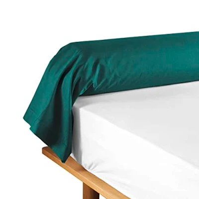 Image of douceur d&#039;intérieur, Lina Bolster Pillow Case (85 x 185 cm) 100% Cotton Emerald