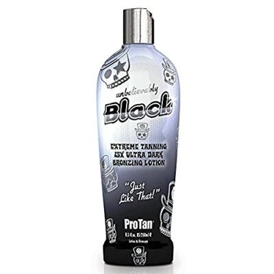 Image of Pro Tan Unbelievably Black Extreme Tanning 25X Ultra Dark Bronzing Lotion Sachet 22ml