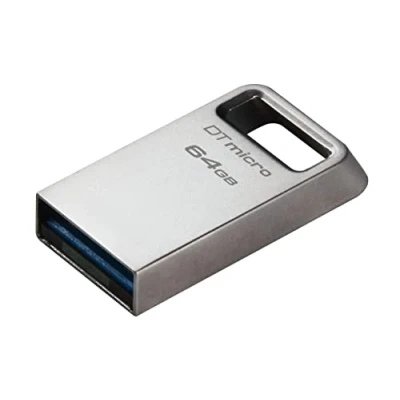 Image of Kingston DataTraveler Micro USB Flash Drive 64GB 200MB/s Metal 3.2 Gen 1 DTMC3G2/64GB
