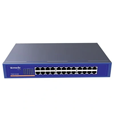 Image of Tenda TEG1024G 24 Port Gigabit Unmanaged 10/100/1000 Mbps Ethernet Switch
