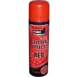Image of Red Glitter Effect Colour Spray Can Paint Decorative Creative Crafts Art DIY New