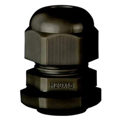 Image of Stag Dome Top Gland Cable Black 20mm Pack Of 10 Scg/M20B