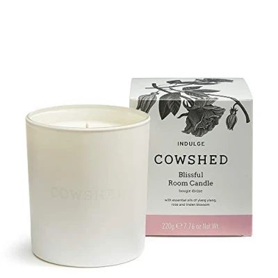 Image of Cowshed Indulge Blissful Ylang &amp; Rose Room Candle, 220 g