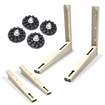Image of Maclean MC 624 Air Conditioner Condensing Quality Steel Unit Wall Mount Bracket up to 200kg