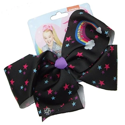 Image of JoJo Siwa Signature Black Birthday Girl Bow Happy
