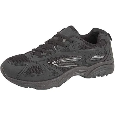 Image of DEK VENUS III Mens Casual Lace Up Trainers Black UK 9