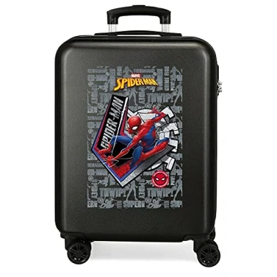 Image of Marvel Great Power Luggage Kids&#039; Luggage, 38x55x20 cms, Black