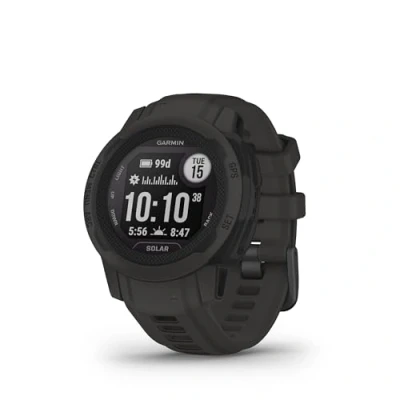 Image of Garmin [ Renewed ] Instinct 2S SOLAR, Smaller Rugged GPS Smartwatch, Built in Sports Apps and Health Monitoring, Solar Charging Ultratough Design Features, Graphite (Renewed)