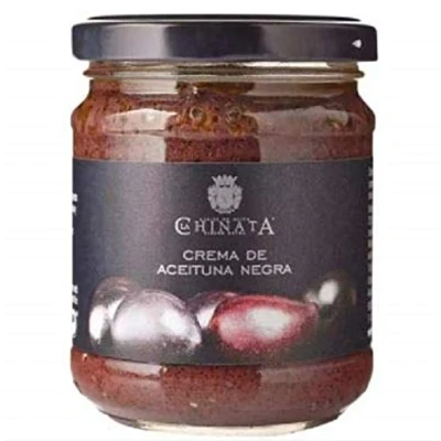 Image of La Chinata Spanish Black Olive Tapenade 180g is elaborated with a Selection of The Finest raw Ingredients and Combined Quality Extra Virgin Oil.