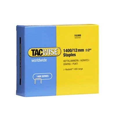 Image of Tacwise 0379 1400/12mm Staples for Staple Gun (10000 Pieces)
