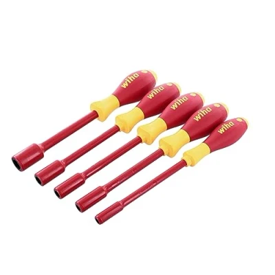 Image of Wiha Insulated Nut Driver 5pc Inch Set 732 1/2 32292