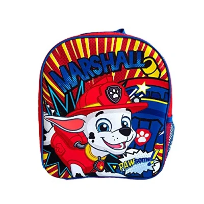 Image of TDL Paw Patrol PAWSOME MARSHALL Kids Children&#039;s School Bag Backpack Red