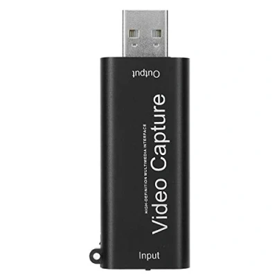 Image of Audio Video Capture Cards, HDMI to USB2.0 4K Full HD 1080P 60fps Live Streaming Game Recorder Device, Record Box for Game, Conference, Teaching