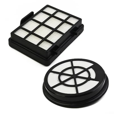 Image of Reusable &amp; Washable Filter Replacement Kit For Russell Hobbs RHCV1611 Compact XS Bagless Cylinder Motor Protection Replaces Parts