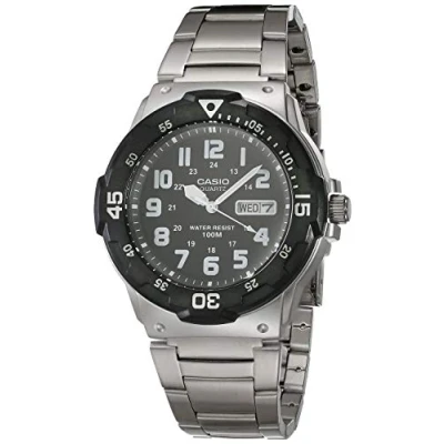 Image of Casio Men&#039;s Analog Quartz Watch with Stainless Steel Strap MRW 200HD 1BVCF