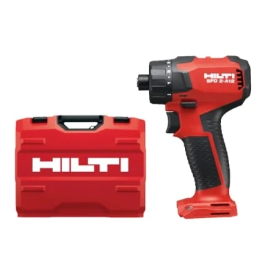 Image of Hilti SFD 2 A12 Cordless Screwdriver, Subcompact (127 mm Long), Lightweight (0.666kg), 1/4&quot; Hex Drill Driver, 1600 RPM, 34Nm Torque, Brushless, 12V, Bare Tool with Case Included (2200051)
