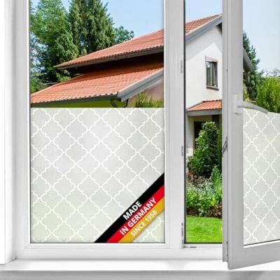 Image of d c fix window film privacy Onadi self adhesive 67,5 cm x 2 m frosted glass sticker opaque for home, kitchen, bathroom &amp; office