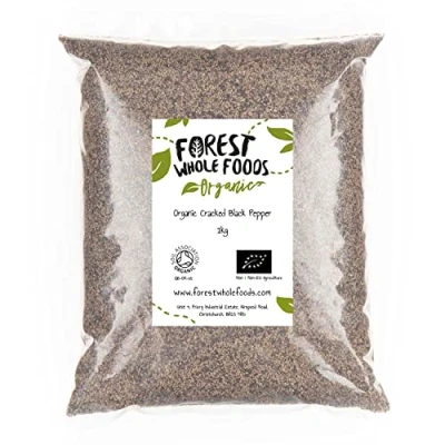 Image of Forest Whole Foods Organic Cracked Black Pepper (coarse Ground) (1kg)