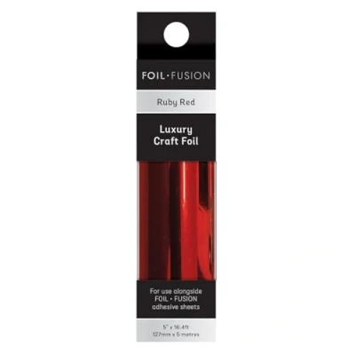 Image of Tonic Studios Foil Fusion 127mm x 5m Luxury Craft (Ruby Red)