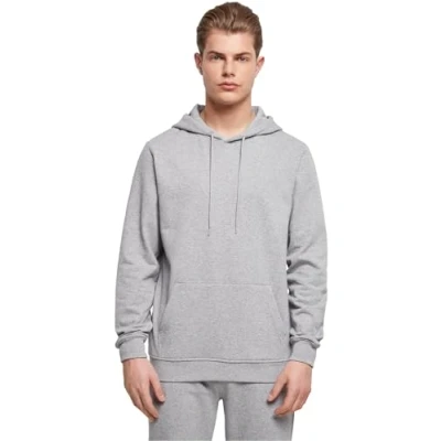 Image of Build Your Brand Men&#039;s Basic Hoody Hooded Sweatshirt, Heather Grey, XXXXXL
