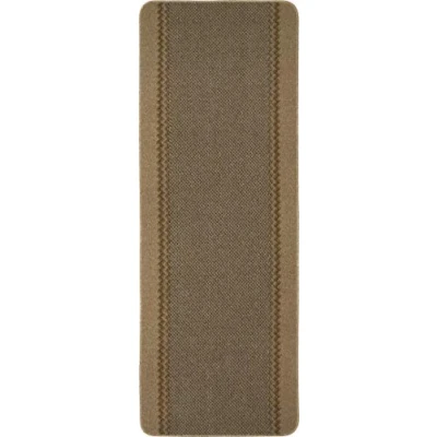 Image of eXtreme Dandy by William Armes, Kilkis Washable Kitchen Mat Non Slip (Beige, 180 x 67cm Runner)