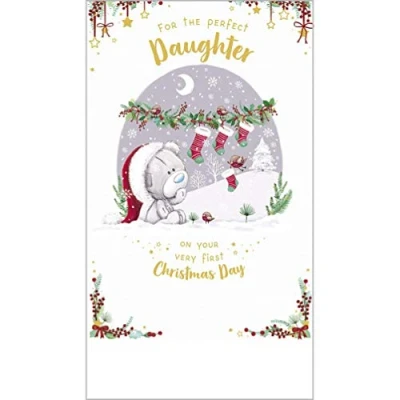 Image of Me To You Bear Perfect Daughter Christmas Card