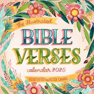 Image of Illustrated Bible Verses Wall Calendar 2025: Timeless Wise Words of the