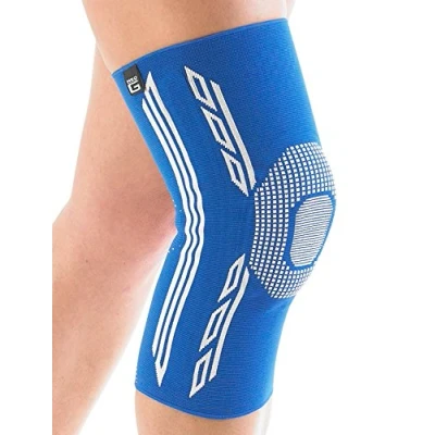 Image of Neo G Knee Support Brace with Silicone Patella Cushion and Spiral Stays for Joint Pain Relief Injury Meniscus Tear Sprains Runners Compression Sleeve Airflow Plus S