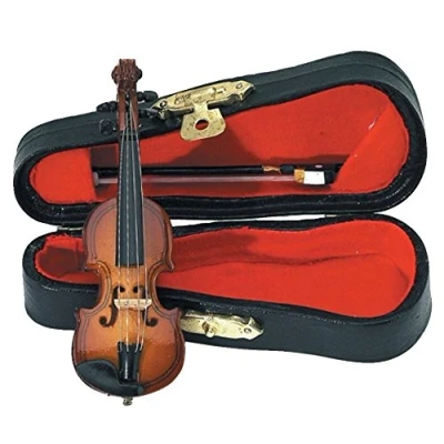 Image of GEWA Miniaturinstrument Violine mit Bogen im Etui, ca. 9 cm