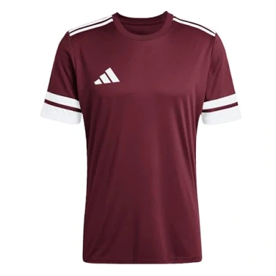 Image of adidas Men&#039;s SQUADRA25 Jersey Short Sleeve, Team Maroon 2/White, S