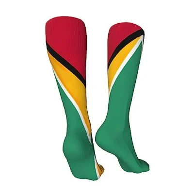 Image of FWJZDSP Flag Of Guyana Socks for Men Women Casual Short Sport Comfort Tube Stockings