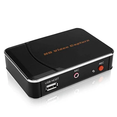 Image of Y&amp;H HD Game Capture,HD video capture 1080P Recorder for Xbox 360&amp;One/ PS3 PS4 HDMI pass through function guarantees smooth gaming,Support Mic in